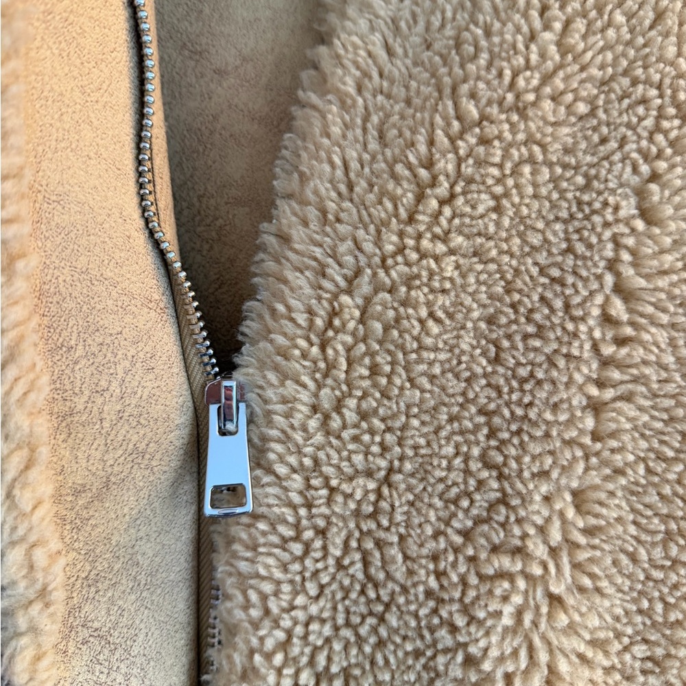 Zara Teddy Jacket Size S - Picture 5 of 8